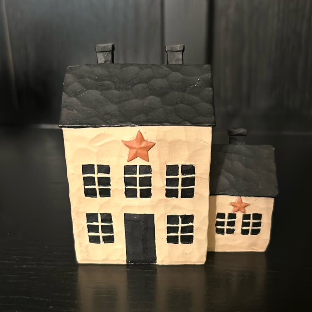 Primitive resin houses